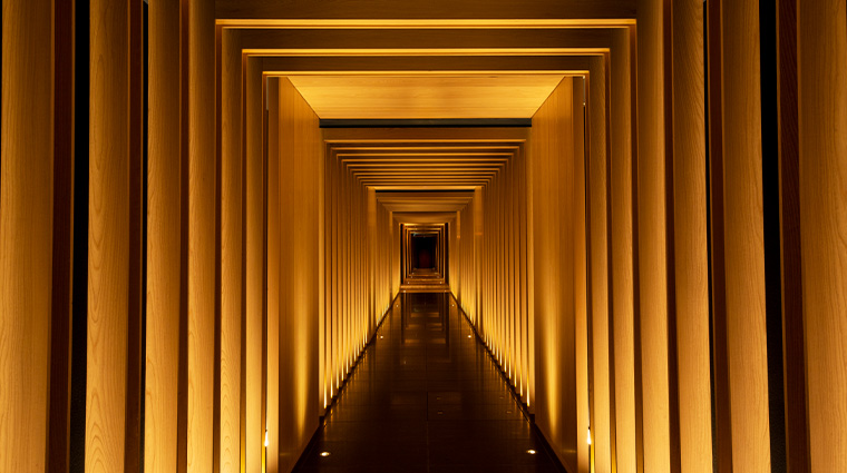 thermal spring spa entrance hallway
