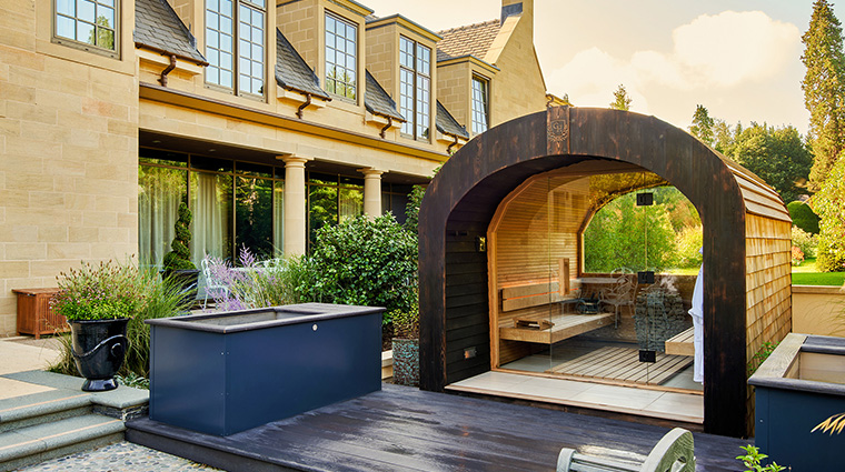 three graces spa at grantley hall nordic spa garden2