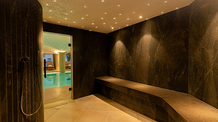 three graces spa at grantley hall steam room