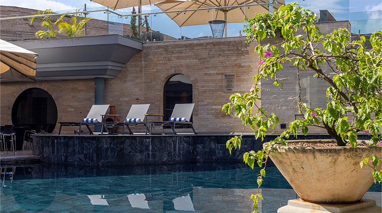 tribe hotel poolside