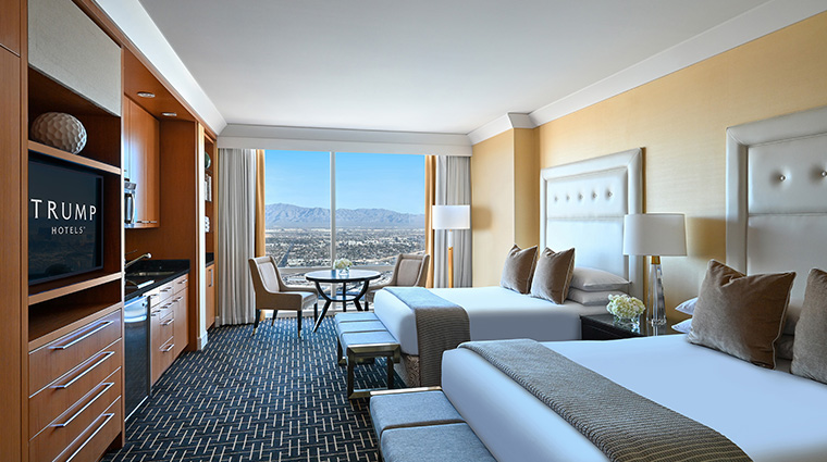 trump international hotel las vegas room double mountain view