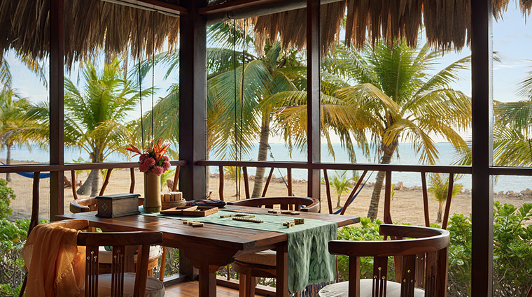 turtle inn terrace beach view