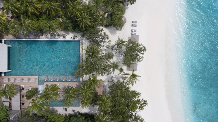 vakkaru maldives main pool aerial