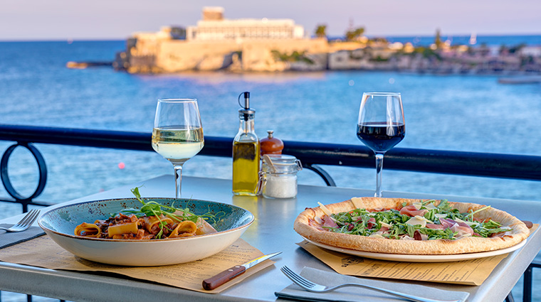 marina hotel corinthia beach resort malta don royale dishes