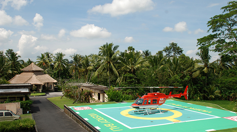 viceroy bali helicopter pad