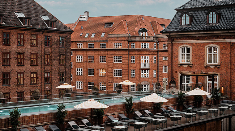 villa copenhagen pool rooftop
