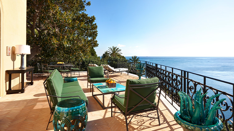 villa igiea a rocco forte hotel Donna Franc Suite terrace