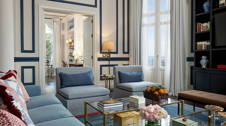 villa igiea a rocco forte hotel Donna Franca Suite living room