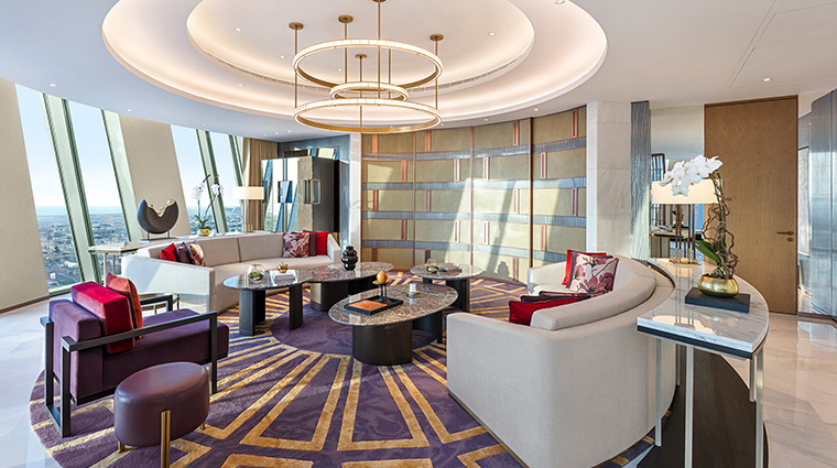 mandarin oriental downtown dubai living room