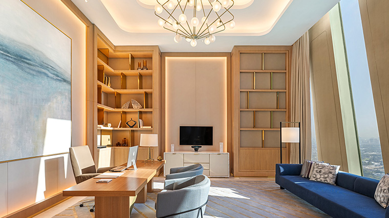 mandarin oriental downtown dubai office area