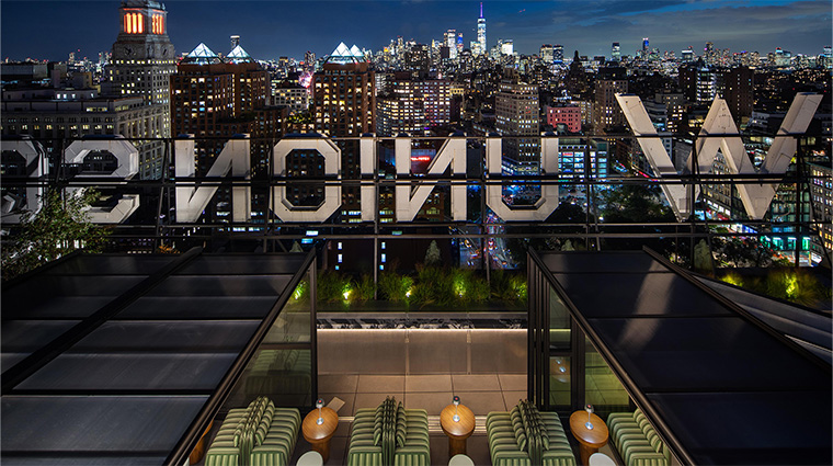 w new york union square rooftop view