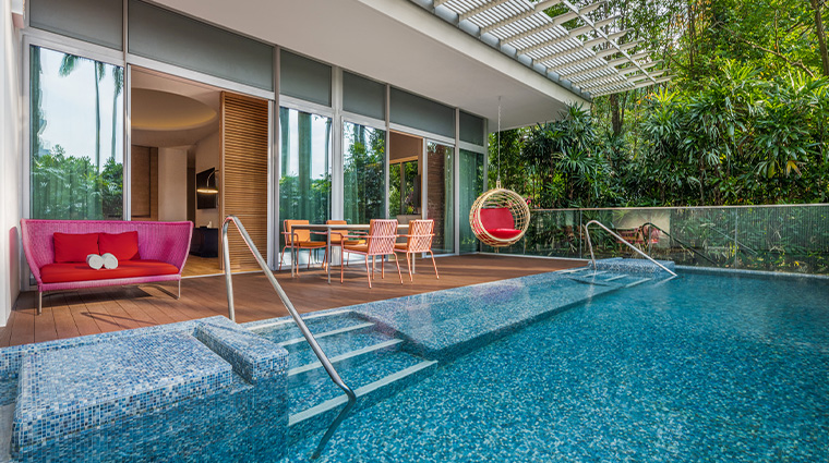 w singapore sentosa cove away suite plunge pool