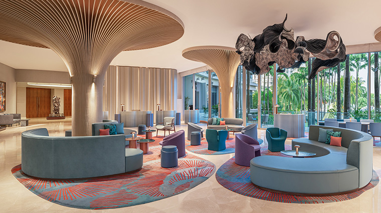 w singapore sentosa cove lobby living room