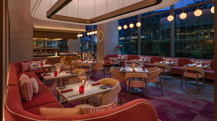 w singapore sentosa cove skirt dining area