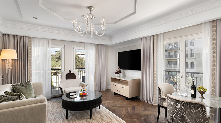 waldorf astoria jerusalem david tower suite living room