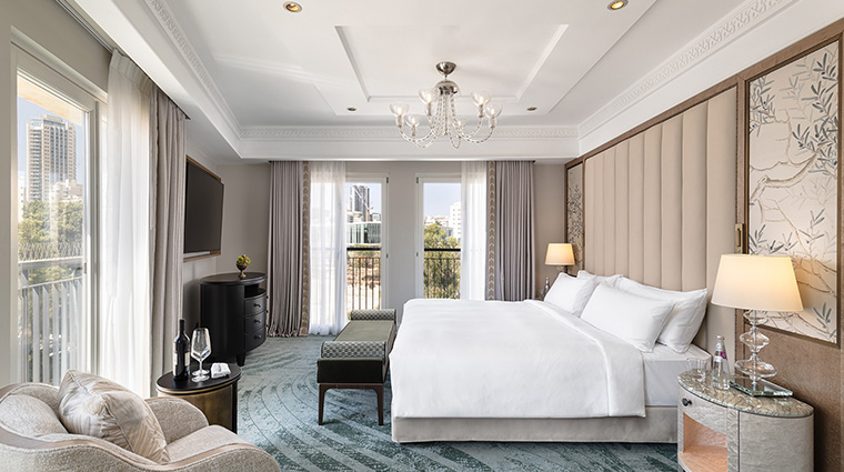 waldorf astoria jerusalem one bedroom suite bedroom