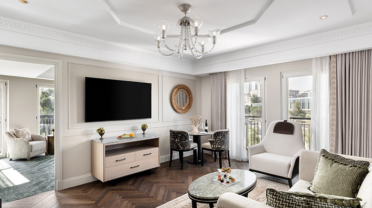 waldorf astoria jerusalem one bedroom suite living room