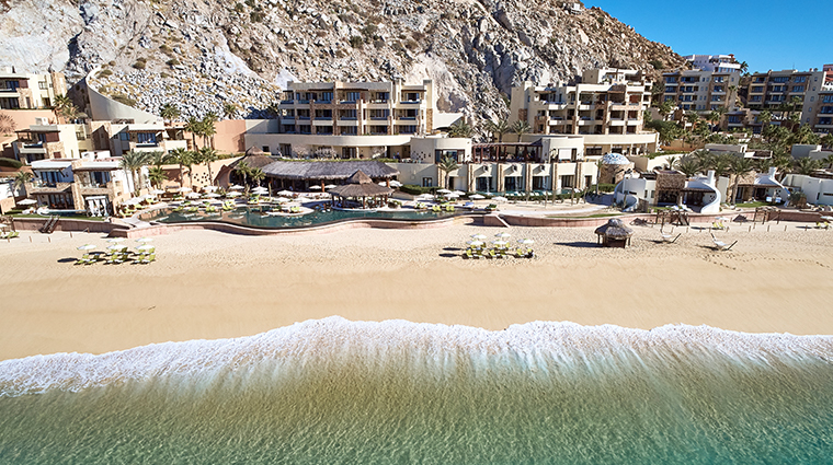 waldorf astoria los cabos pedregal view from beach