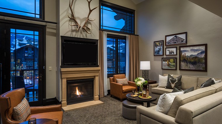 waldorf astoria park city 2 bed fireplace