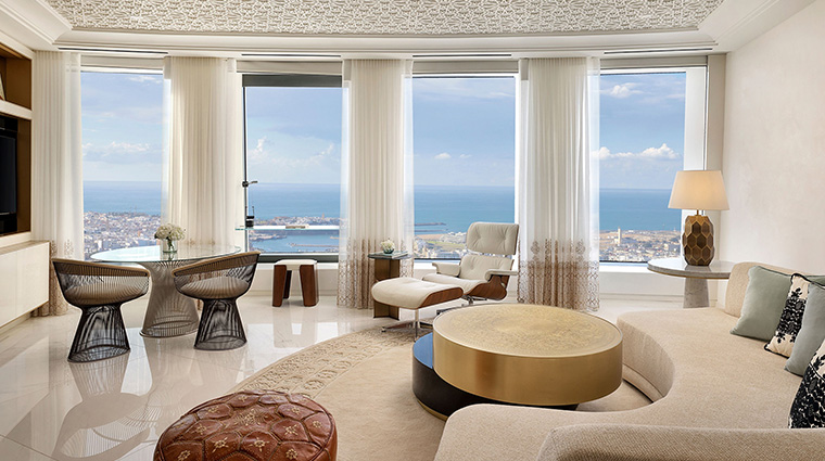 waldorf astoria rabat sale one bedroom suite living room