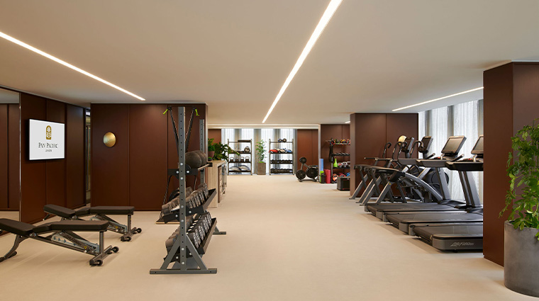 wellbeing at pan pacific london gym