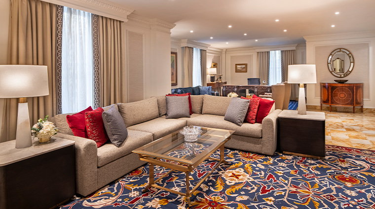 willard intercontinental washington dc abraham suite living room