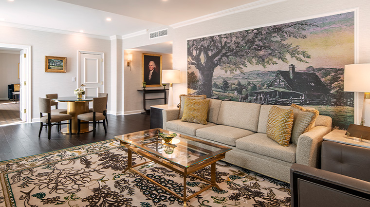 willard intercontinental washington dc george washington suite living room