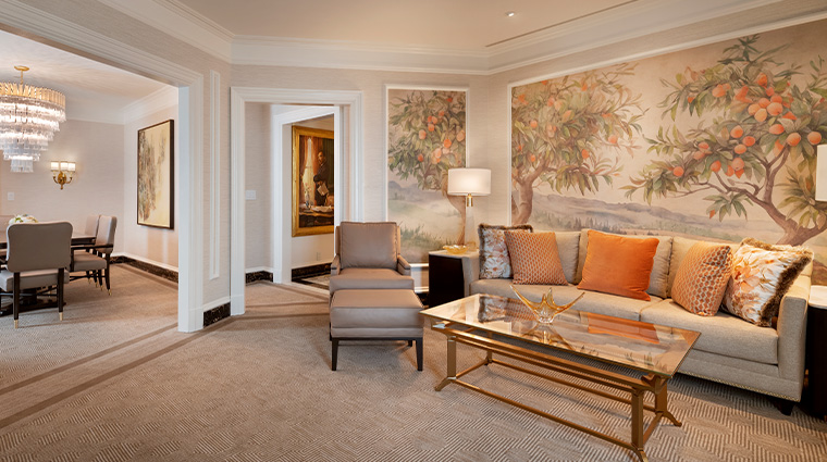 willard intercontinental washington dc martin luther king junior suite living room