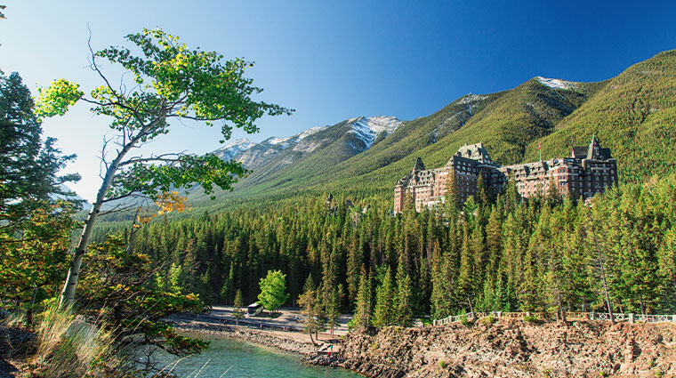 willow stream spa at fairmont banff springs summer