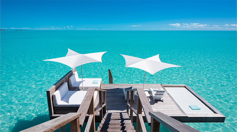 wymara villas overwater swim deck