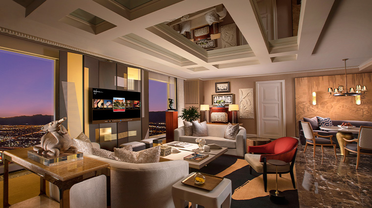 wynn tower suites salong city view living room2023