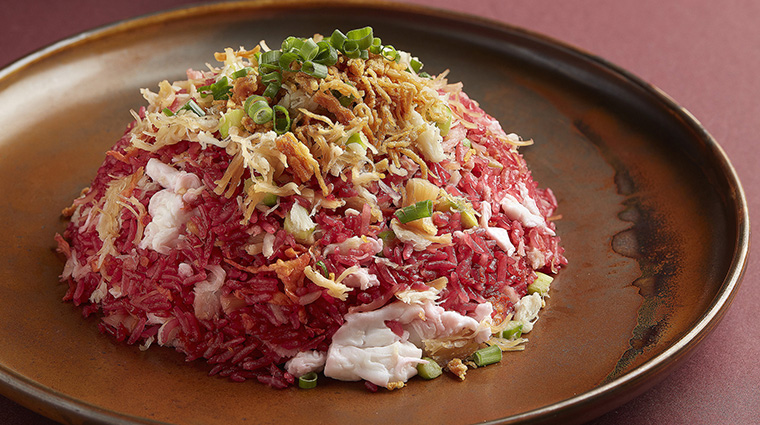 yi by jereme leung fried beetroot rice